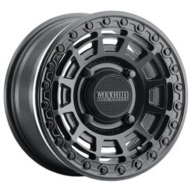 4/136 Method Race Wheels 415 Beadlock Wheel 15x7 5.0 + 2.0 Matte Black For