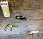 VTG Fishing Lure Lot Rebel Little Suspend Crankbait, Sputter bug / Spin-I-diddee