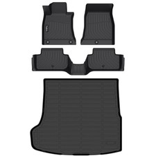 Wailtnb Floor Mats & Cargo Mat for 19-25 Genesis G70 RWD All-Weather Protection