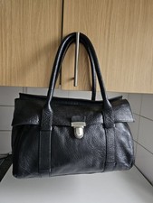 ACCESSORIZE DESIGNER BORSA A MANO DONNA NERA VERA PELLE XT GRANDE TRACOLLA