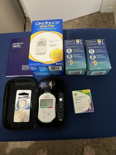 OneTouch Verio Flex Blood Glucose Monitoring System - With Supplies