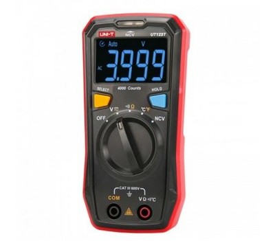 UT123T Digital Multimeter Taschengröße AC/DC 600V NCV Temperatursonde