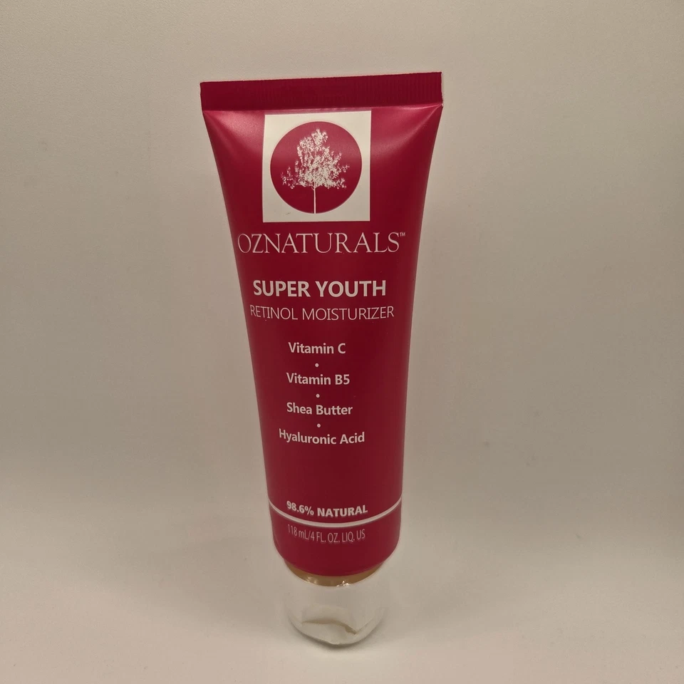 NEW OZNATURALS Super Youth  Retinol  Moisturizer 4 FL OZ SEALED - Image 3 of 4