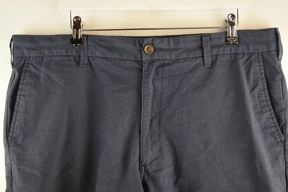 MARKS AND SPENCER Navy Chino Shorts size 38In Mens summer beach holiday Casual - Image 2 of 4