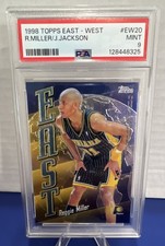 1998 Topps East-West Reggie Miller PSA 9 EW20 