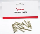 Genuine Fender (12) Nickel Bridge Mounting Screws for Vintage Strat/Stratocaster