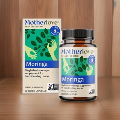 Mother Love More Milk Moringa Breastfeeding 120 Liquid Capsules  Exp. 2030