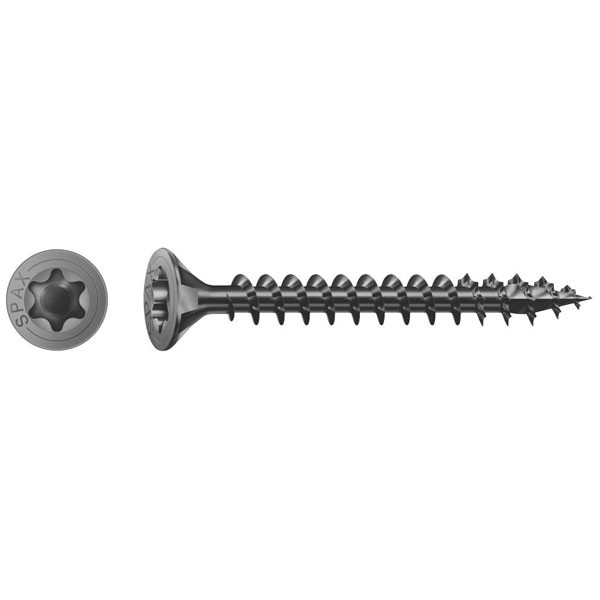 SPAX Universal Screw 4.5 x 45mm T-Star Plus Steel Black BLAX 200pc