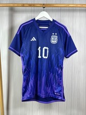 RARE #10 Messi Argentina 2022 Adidas Soccer Jersey Size M
