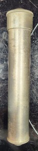 Vintage Metal Marblescope Kaleidoscope  Clear Marble