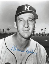 WARREN SPAHN Autographed Signed 8x10 Photo 1957 Cy Young Braves BB HOF Died 2003