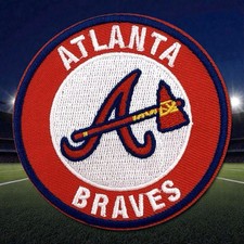 Atlanta Braves Tomahawk A Logo Iron On Embroidered Patch Badge MLB