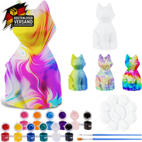 Diy Katzenlampen-Bastelset FüR Kinder Ab 3 Jahren Kreatives Nachtlicht Geschenk