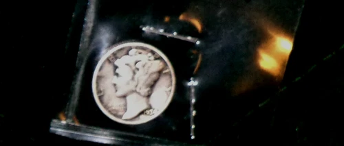 1934  SILVER MERCURY DIME - GRADES "VERY GOOD"