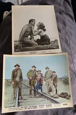 Rita Hayworh Gary Cooper photo & 8"x 10" lobby card They Came To Cordura read