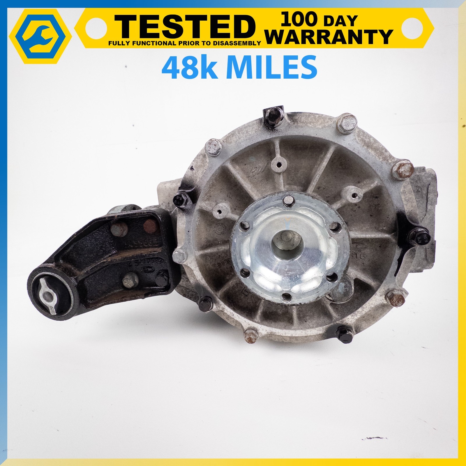 08-17 MASERATI GRANTURISMO 4.2L REAR DIFFERENTIAL AXLE CARRIER ASSEMBLY OEM