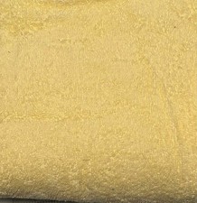 100 COTTON TERRY CLOTH FABRIC YELLOW 24" WIDE SOFT AND COZY 94