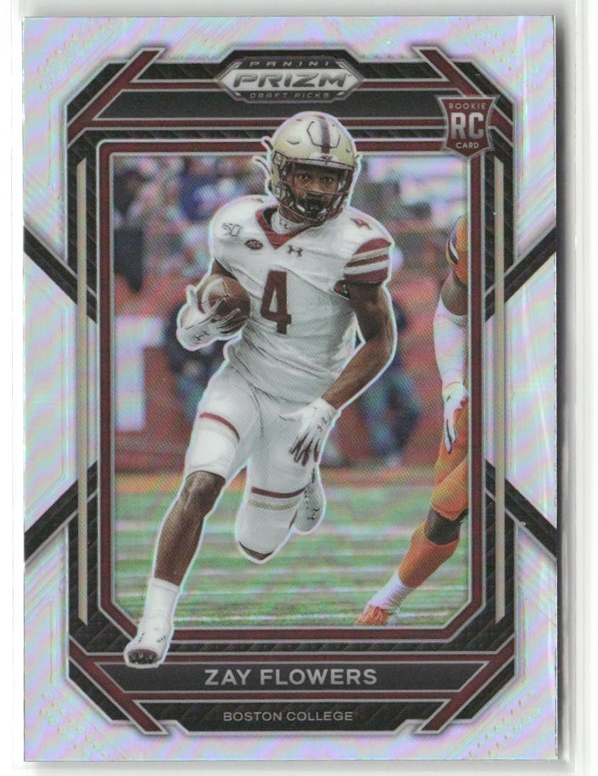 2023 Panini Prizm Draft Picks #143 Zay Flowers Prizms Silver