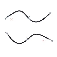 Sunsong Front Left & Right Brake Hydraulic Hose Kit for Civic ILX L4 Rear Disc