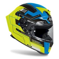 Casco integrale Airoh GP550 S Arancione,bianco,blu Challenge Airoh