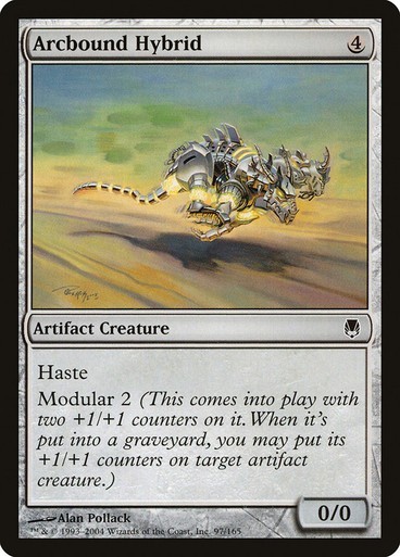 Arcbound Hybrid LP Darksteel Artifact Creature Mtg Magic English Regular