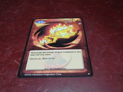 Magi-Nation Duel: Rare Flame Control Cald Spell