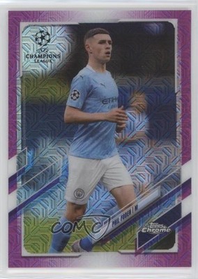 2020-21 Topps UEFA Champions League Japan Edition 101/125 Phil Foden #34 0q9m