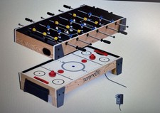 OP-1775 SereneLife 2-in-1 Kicker & Airhockey-Edition Kinder & Erwachsene B-WARE