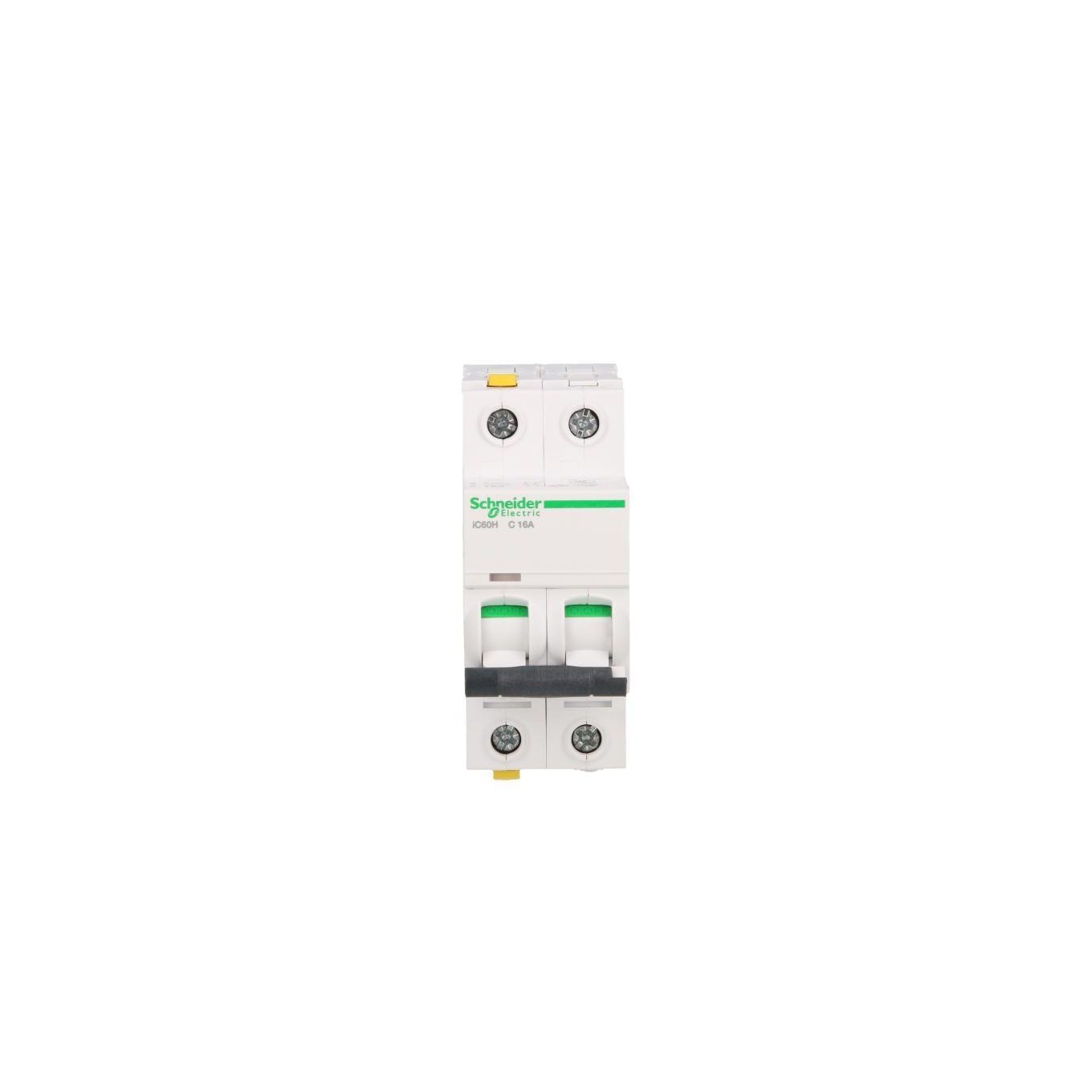2P C 16A 10kA AC Overcurrent Switch iC60H-C16-2 Acti9 A9F07216
