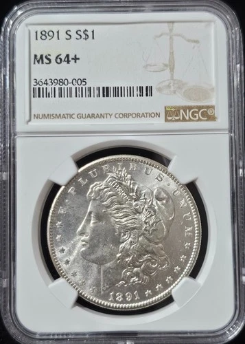 1891-S Morgan Dollar MS-64+ NGC COLLECTION VIDEO