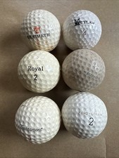 Vintage/Collectible Golf Balls LOT OF 6  9