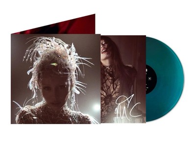 Inhand Miley Cyrus - Something Beautiful - SIGNED Exclusive Vinyl (Sea Blue)