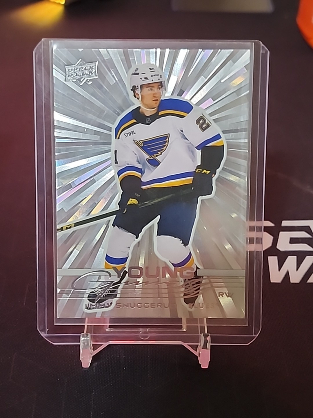 2025-26 Upper Deck Series 1 - Young Guns Jimmy Snuggerud #207 Outburst (RC)