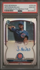 Jefferson Rojas Bowman Chrome 2023 Refractor /499 Auto