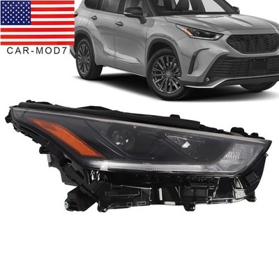 New For 2020-2023 Toyota Highlander LED Projector Headlight w/LED DRL Right Side