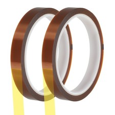 PET Heat Tape 12mm x 33m 108ft , 2 Rolls High Temp Resistant Transfer Tape
