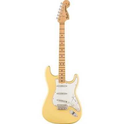 Fender Yngwie Malmsteen Stratocaster MN Vintage White - Custom E-Gitarre
