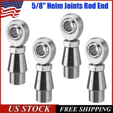 4x 5/8” Heim Joints Rod End Kit 750” Chromoly Left &Right Hand Thread Suspension