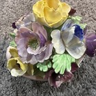 Lot of 5 Vintage English Bone China Rose Flower Staffordshire Royal Doulton — photo 8
