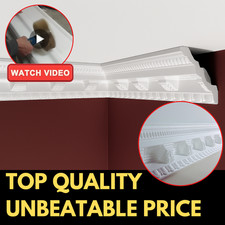COVING Polystyrene SUPER SMOOTH CORNICE GH19 95x95mm 2M Ceiling Lightweight  XPS