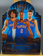 Jalen Williams Shai Gilgeous-Alexander 2024-25 Panini Silhoette 47/49 Die Cut #6