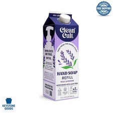 Wild Lavender Liquid Hand Soap Refill 32oz - Moisturizing & Eco-Friendly 0.46 per fl oz