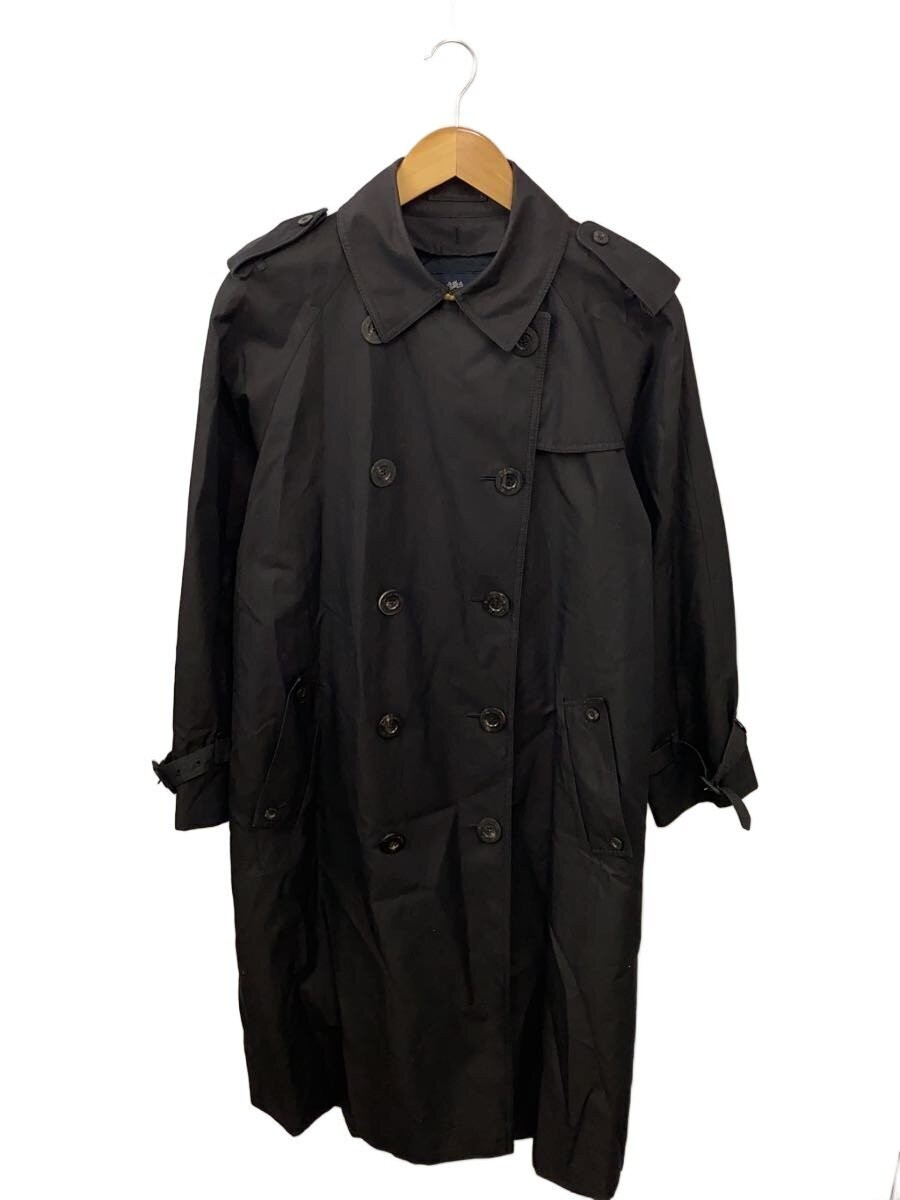 Aquascutum Trench Coat/-/Cotton/Blk/Plain  2274