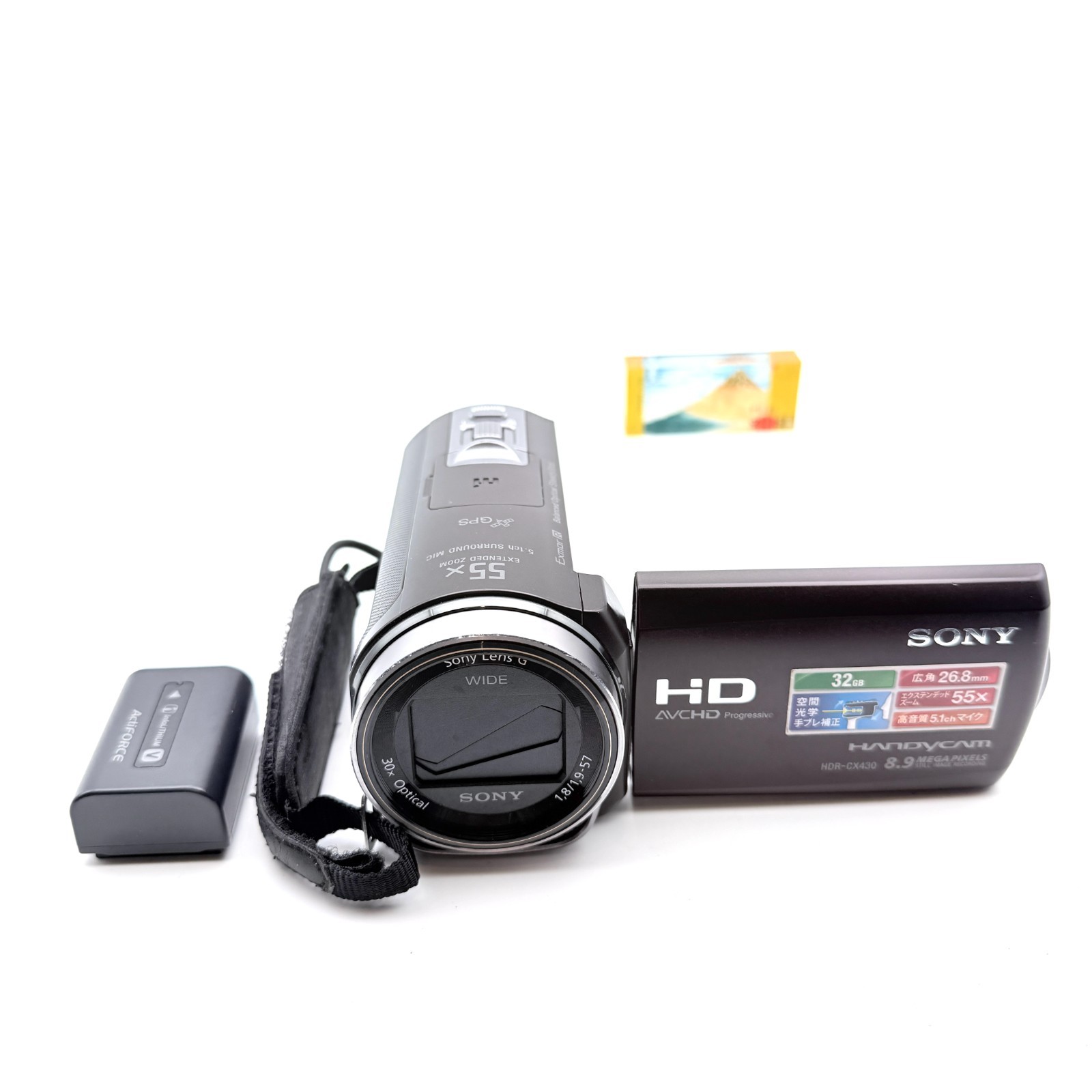 SONY Handycam HDR-CX430V Digital HD Video Camera 32GB GPS Ex