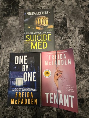 Lot Of 3 Freida Mcfadden Books. The Tenant, Suicide Med And One By One