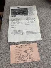 Buy Vintage Toys like Sears Lobo II Remote Control Car MANUAL ONLY with NICAD from eBay