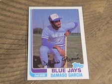 1982 Fleer #596 Damaso Garcia Toronto Blue Jays Nmmt