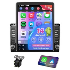 Android 14 Wireless CarPlay Android Auto for Equinox 2010-2017 9.7" 2Din GPS BT