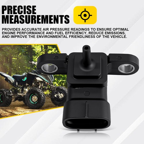 1x MAP Manifold Pressure Sensor Fit Yamaha Grizzly 700 YFM700 SE FZ1 YFZ-R1 FZS1 - Foto 12 di 17