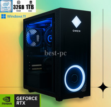 RGB Gaming Desktop i7 32GB RAM 1TB SSD RTX 3050 PreBuilt Gaming PC Win11 WiFi 6